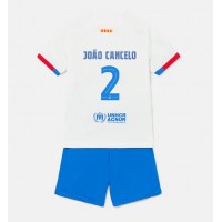 Barcelona Joao Cancelo #2 Bortedraktsett Barn 2023-24 Kortermet (+ Korte bukser)